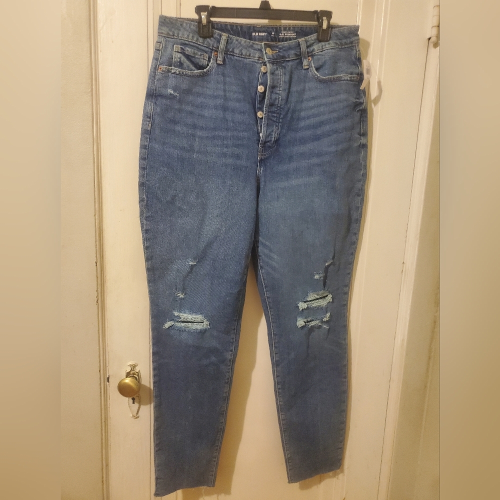 "New" H&M Higher High Rise O.G. Blue Jeans